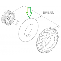 Камера колеса Optima Kverneland AC608333 (АС608333)